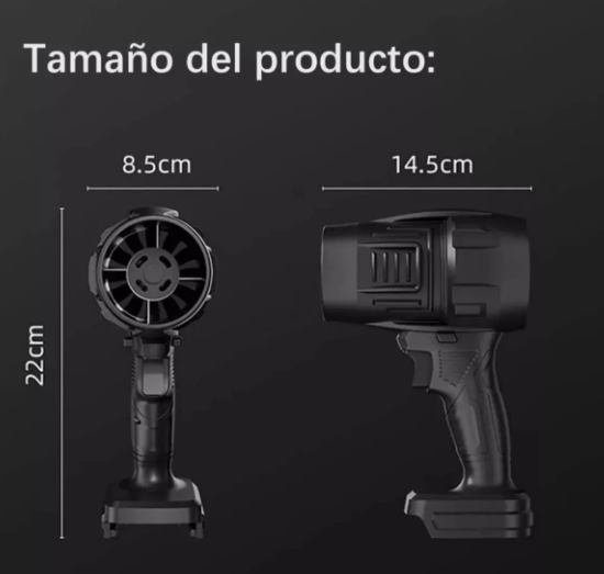 SOPLADOR DE AIRE PARA AUTOS 98V