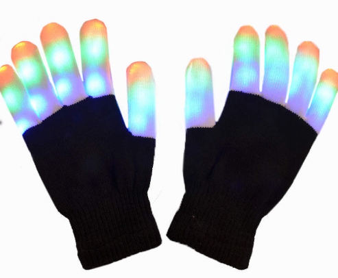 GUANTES MÁGICOS LUCES LED COLORES🔥