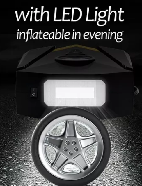 MINICOMPRESOR PORTATIL AUTO LINTERNA 12V