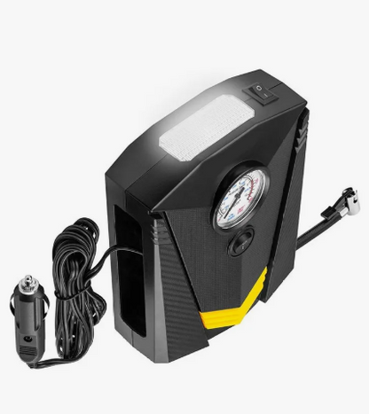 MINICOMPRESOR PORTATIL AUTO LINTERNA 12V