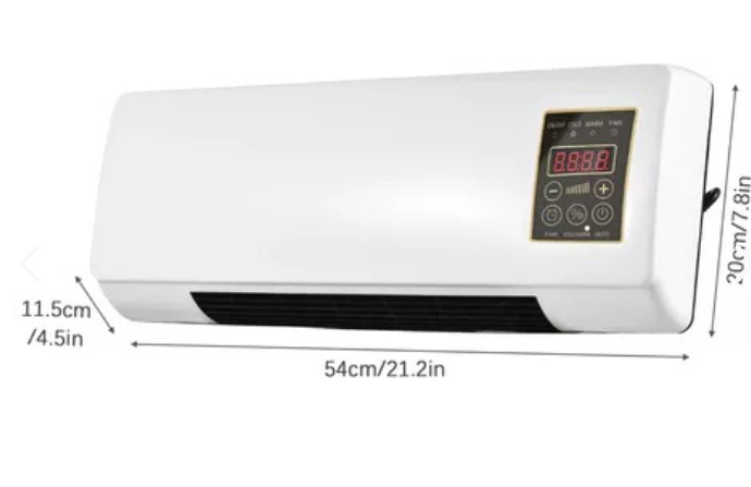 VENTILADOR Y CALENTADOR 2 EN 1