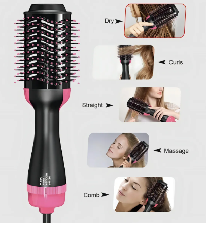 CEPILLO ELÉCTRICO DESENREDANTE DE PELO