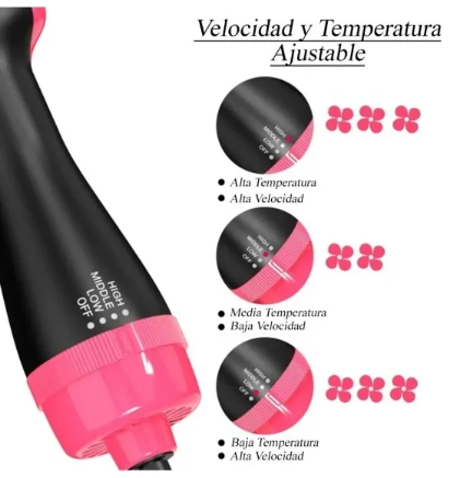 CEPILLO ELÉCTRICO DESENREDANTE DE PELO