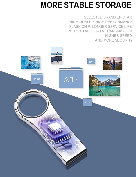 PENDRIVE LLAVERO 2 TB 3.0 + ADAPTADOR