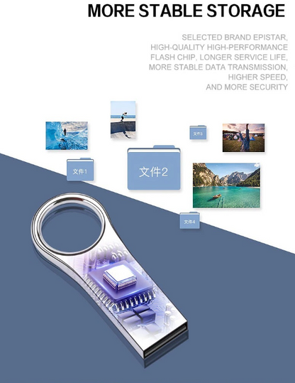 PENDRIVE LLAVERO 2 TB 3.0 + ADAPTADOR