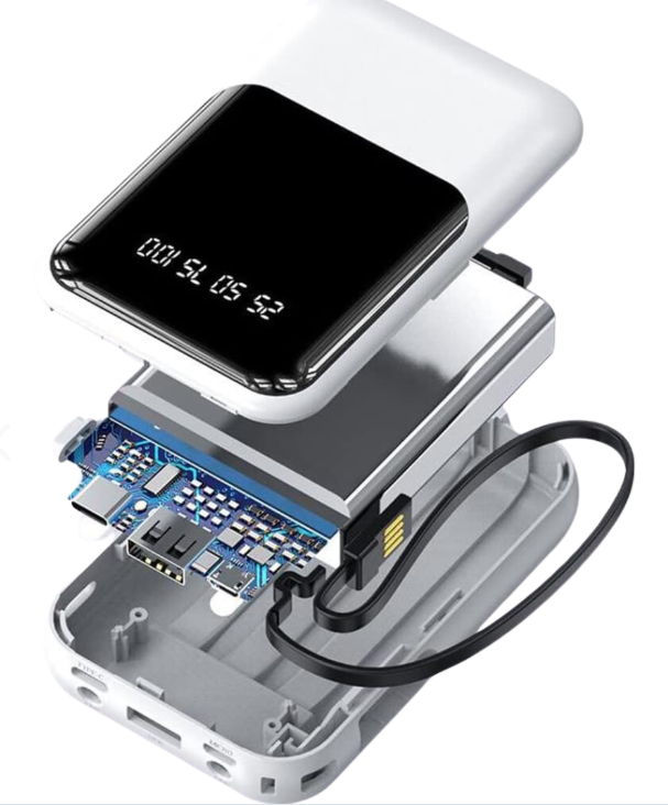 POWER BANK PORTÁTIL 10000 mAh + CABLES