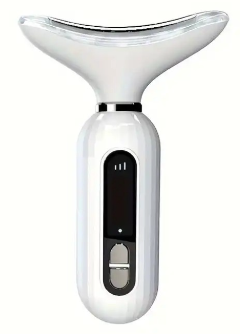 MASAJEADOR FACIAL CUELLO ANTIEDAD LED AR