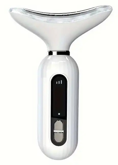 MASAJEADOR FACIAL CUELLO ANTIEDAD LED AR